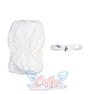 Star Princess Leia Cosplay Costume, includes hooded robe, belt assembly.
