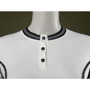 T-shirt detail: Eleven Cosplay Costume T-shirt front close-up.