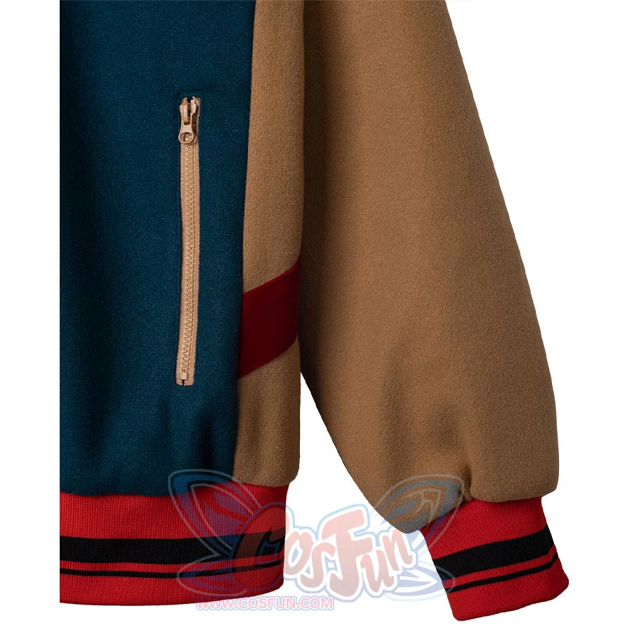 Stranger Things Will Byers Cosplay Costume Jacket, long brown sleeve with ribbed cuffs