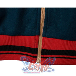 Stranger Things Will Byers Cosplay Costume Jacket, brown zipper matches the color of the jacket