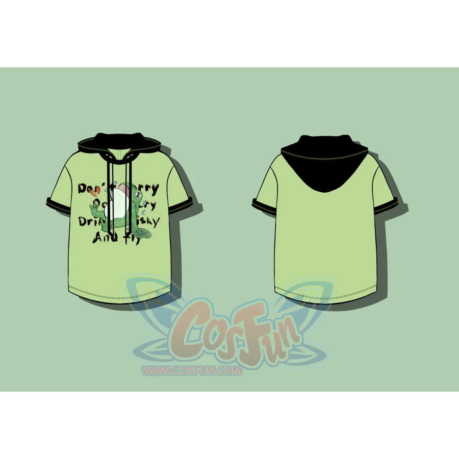【PRE-SALE】COSFUN Original The Frog Prince Short Sleeve Hooded Sweatshirt FANA00016 Sweatshirt