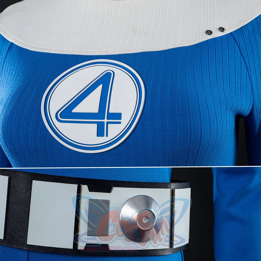 【READY TO SHIP】The Fantastic Four: First Steps Invisible Woman Susan Storm Cosplay Costume N09337 Costumes