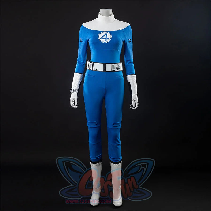 【READY TO SHIP】The Fantastic Four: First Steps Invisible Woman Susan Storm Cosplay Costume N09337 Costumes