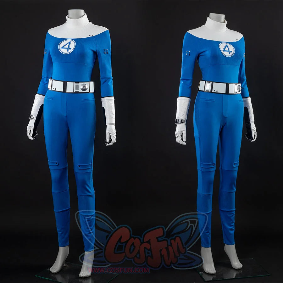 【READY TO SHIP】The Fantastic Four: First Steps Invisible Woman Susan Storm Cosplay Costume N09337 Costumes
