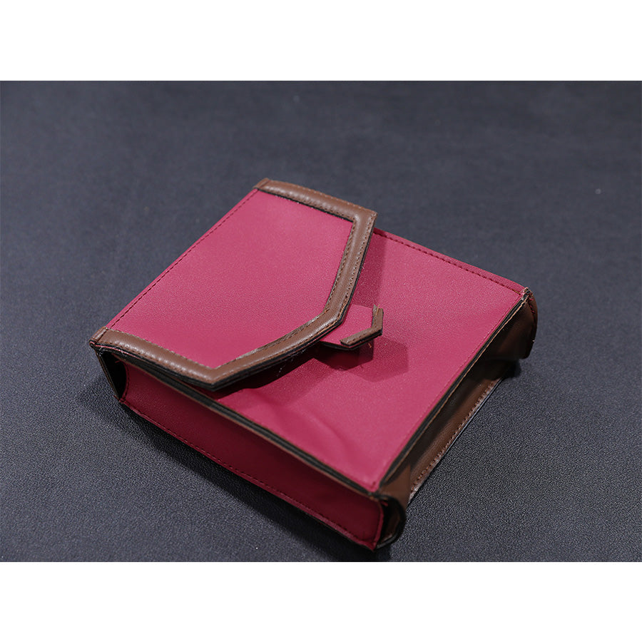 Pink waist bag opened view for Jester Lavorre cosplay costume