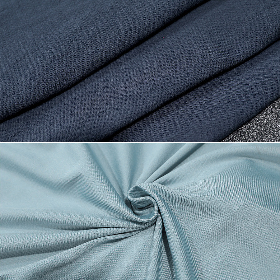 Blue fabric materials used for Jester Lavorre cosplay costume