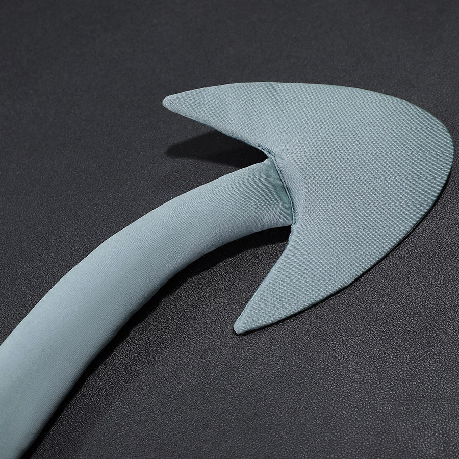 Blue tail accessory for Jester Lavorre cosplay costume