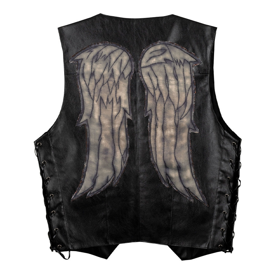 Daryl Dixon cosplay vest with angel wings design