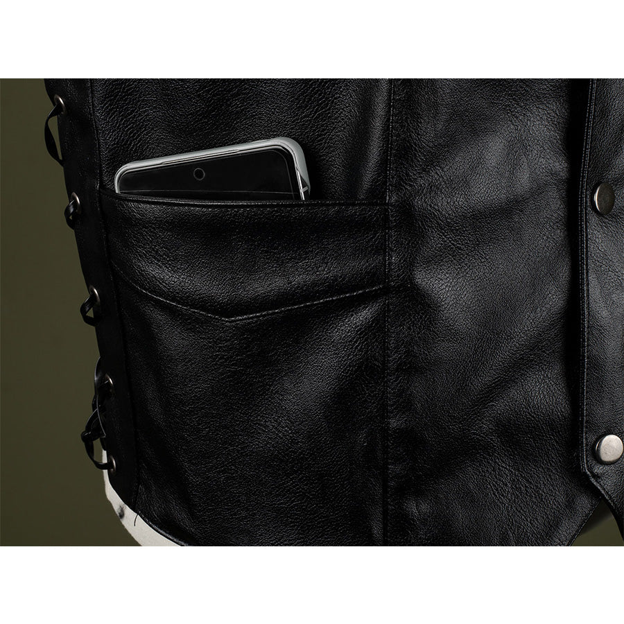 Daryl Dixon cosplay vest interior pocket detail