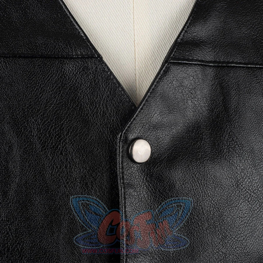 Daryl Dixon cosplay vest pleather texture detail