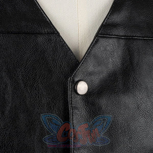 Daryl Dixon cosplay vest pleather texture detail