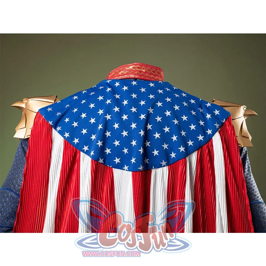 【PARTIALLY READY TO SHIP】The Boys Season 4 Homelander Cosplay Costume N09401S Costumes