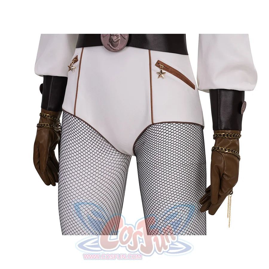 The Boys Vought Rising Private Angel Cosplay Costume, black fishnet stockings.