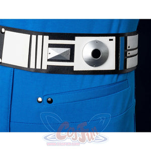 The Fantastic Four: First Steps Mister Fantastic Reed Richards Cosplay Costume Belt, decorative detail on the belt.