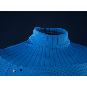 The Fantastic Four: First Steps Mister Fantastic Reed Richards Cosplay Costume, features a foldable turtleneck design.