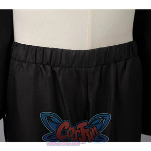 The Saja Boys Cosplay Costume matching pants are the same color with gathered hems.