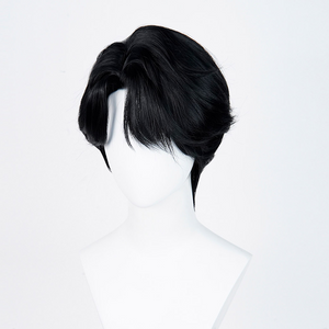 The Saja Boys Jinu Cosplay Wig, the short hair on both sides has smooth lines and fits the head contour