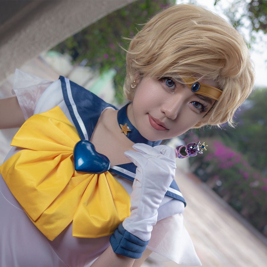 Sailor Soldiers Sailor Uranus Haruka Tenoh Cosplay Wig Short Hair CLT3936