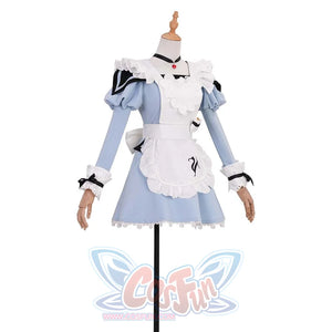 Another side view, showing slight variation in shoulder and sleeve details. The overall sweet and elegant maid aesthetic is maintained.