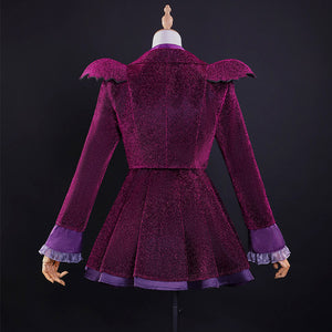 Vampirina: Teenage Vampire Vee Hauntley Cosplay Costume Gothic Sweet-Edgy Outfit N09740