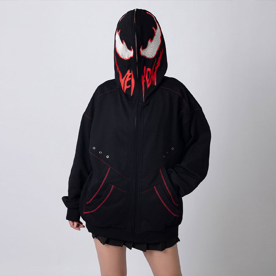 【PRE-SALE】COSFUN Original Black Red Cosplay Hoodie Jacket FAN0005