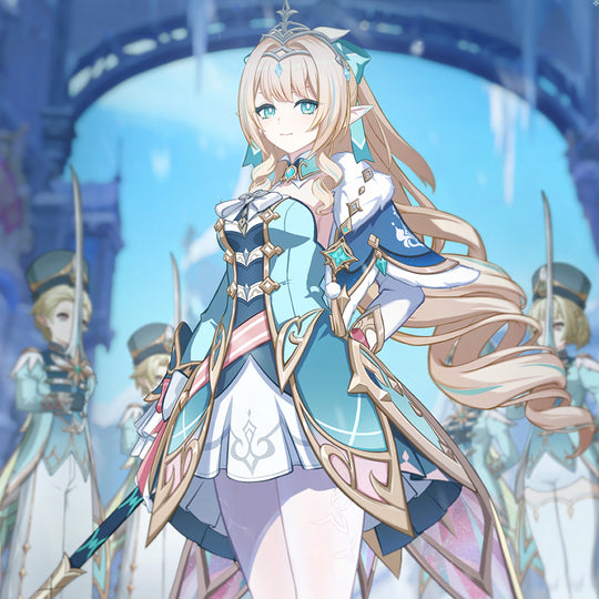 【POLL】$5 Deposit = 12% OFF Coupon Genshin Impact Snezhnaya Vesna Cosplay Costume