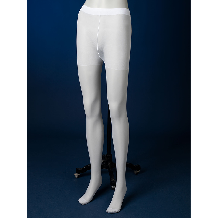 Enid Sinclair Gala dress costume accessory white pantyhose tights, smooth fabric, full-length legs, cosplay foundation