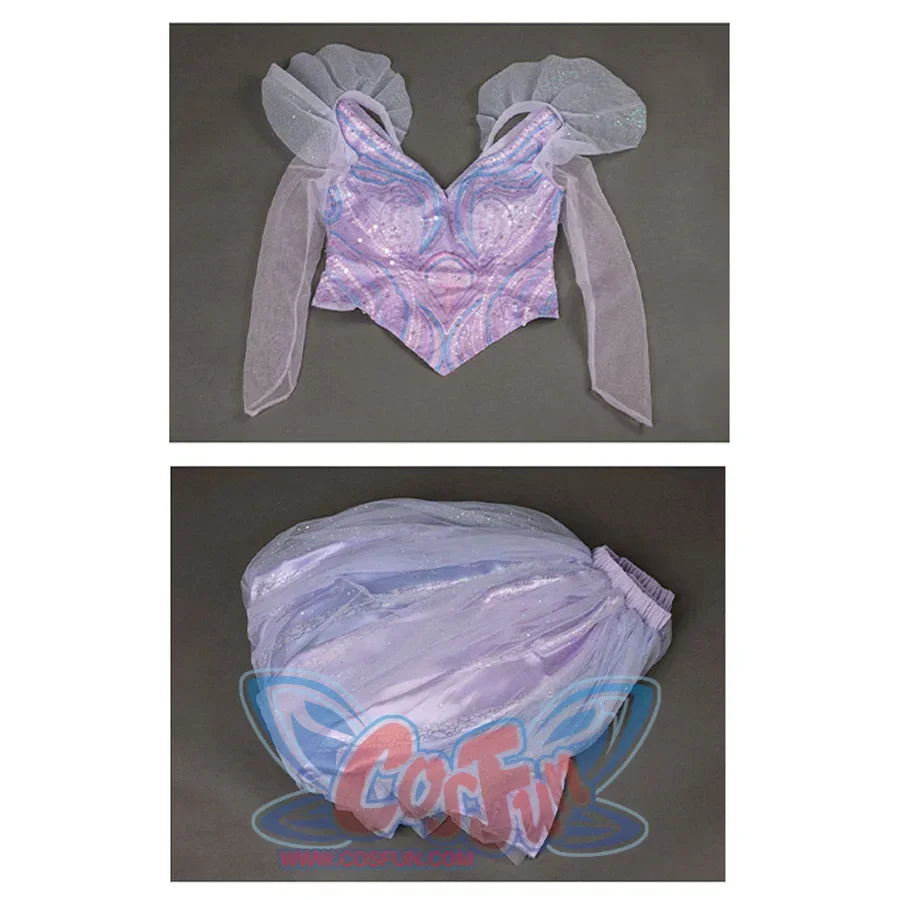 Witch Cosplay Costume full set, includes top and skirt.