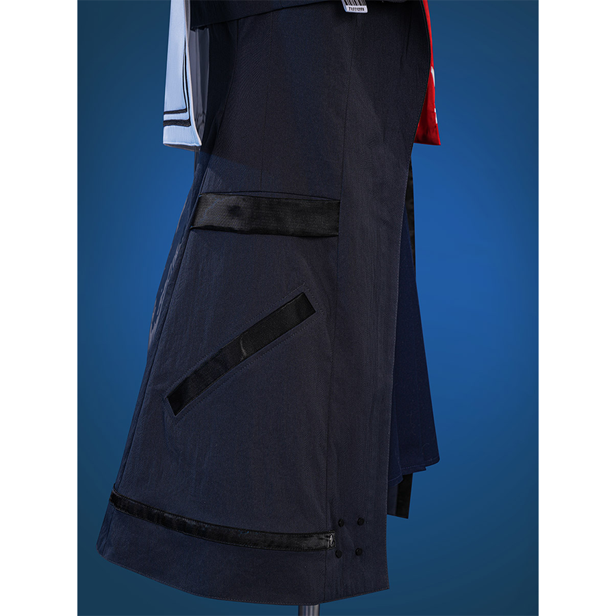 Wuthering Waves Chisaki Cosplay Costume, it has pocket on the both side.