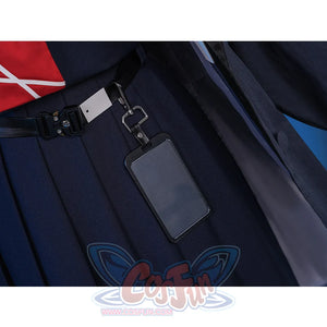 Wuthering Waves Chisaki Cosplay Costume, the black identification tag can be hung on the belt.