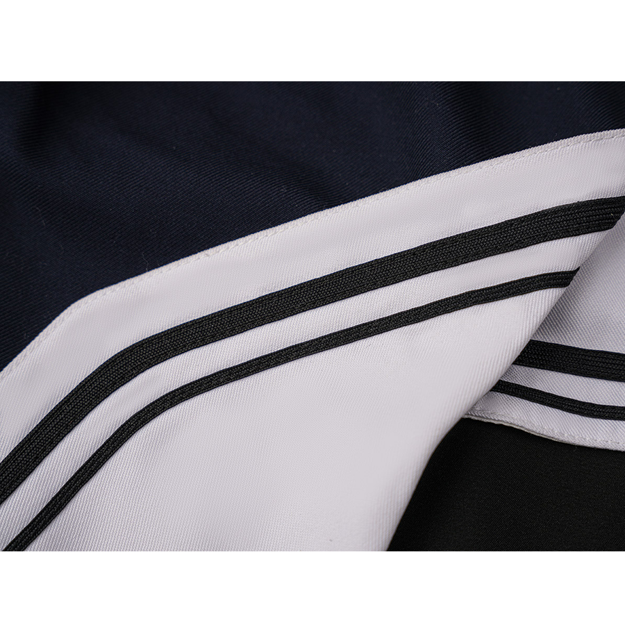 Wuthering Waves Chisaki Cosplay Costume, the collar has a thick and thin piping.