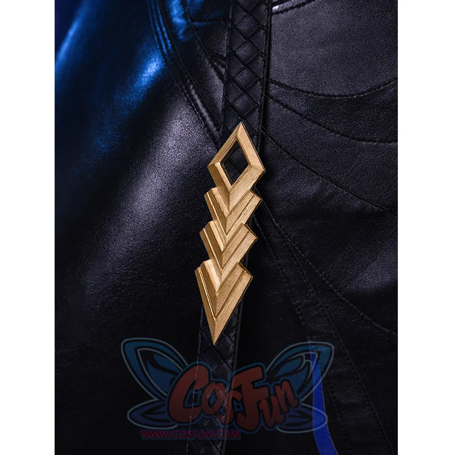 Wuthering Waves Gabrielle Cosplay Costume, gold rhombic decoration.