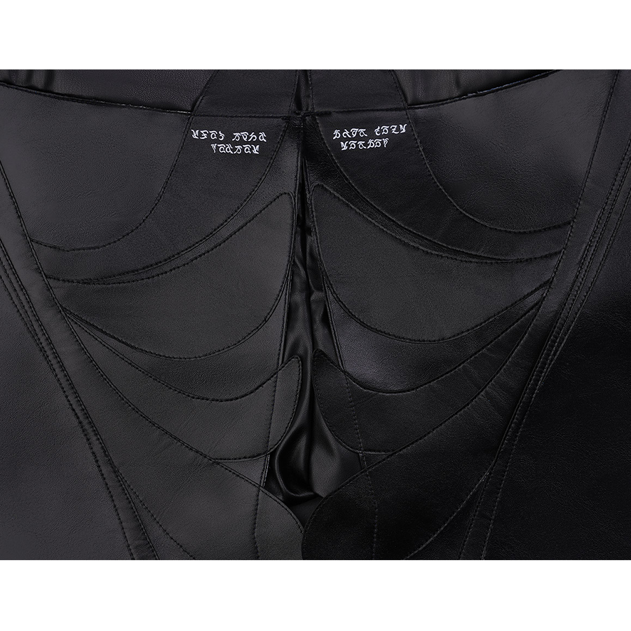 Wuthering Waves Gabrielle Cosplay Costume, the shorts have white printed lettering on the back.