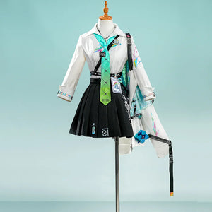 Wuthering Waves Lynae Cosplay Costume N09815 XS / Add Rubik’s Cube Costumes