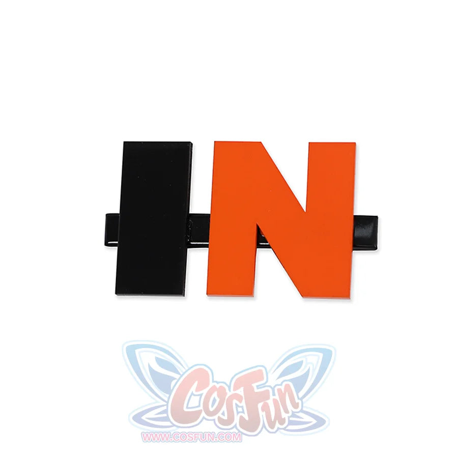 A black rectangle and a red N-shaped hairpin.