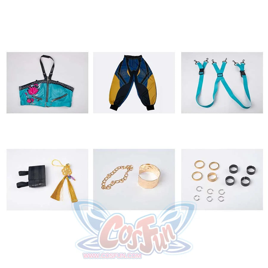 KPop Demon Hunters HUNTR/X Zoey Cosplay Costume How It’s Done N09520E Costumes