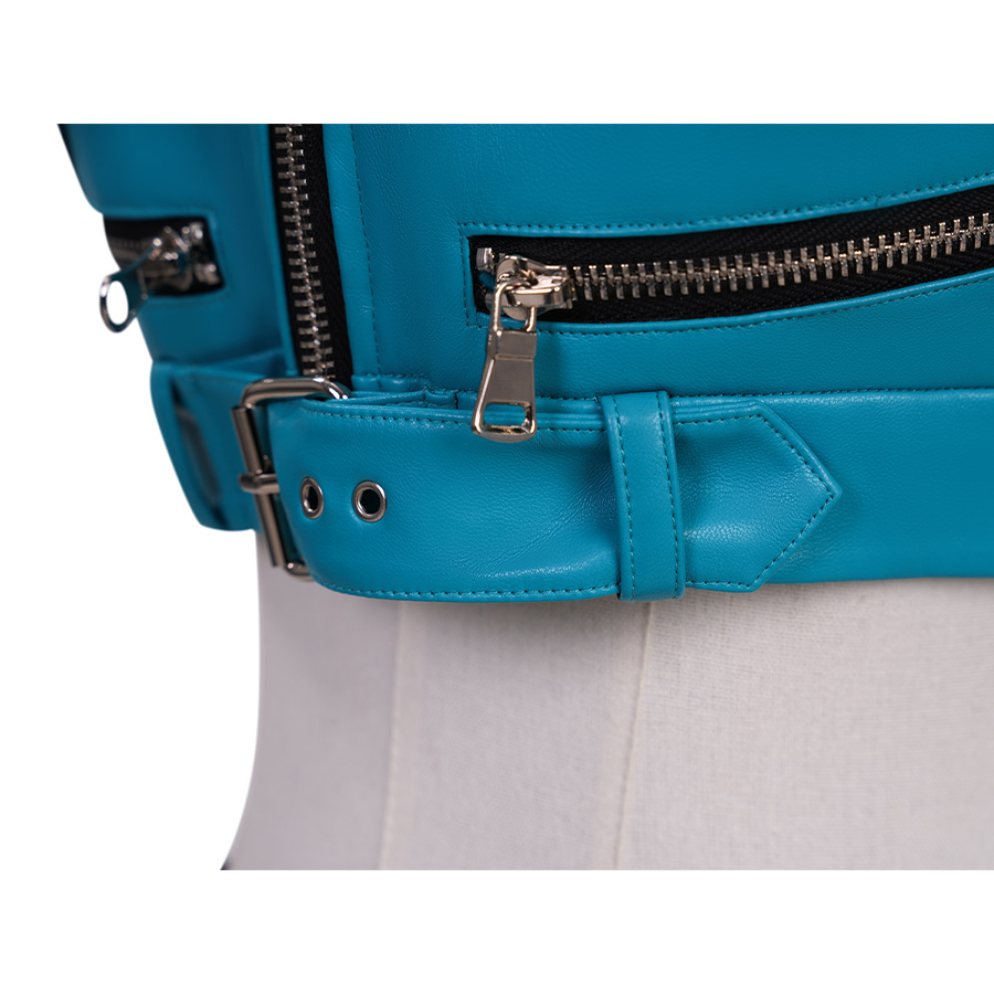 Zoey Cosplay Costume, a small belt at the bottom complete the edgy.