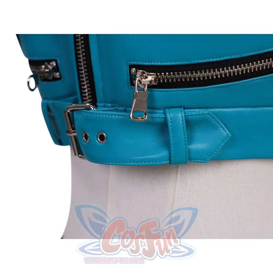 Zoey Cosplay Costume, a small belt at the bottom complete the edgy.