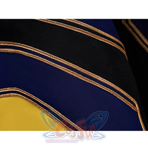 Zoey Cosplay Costume, the pants were decorated with a lot of gold thread.