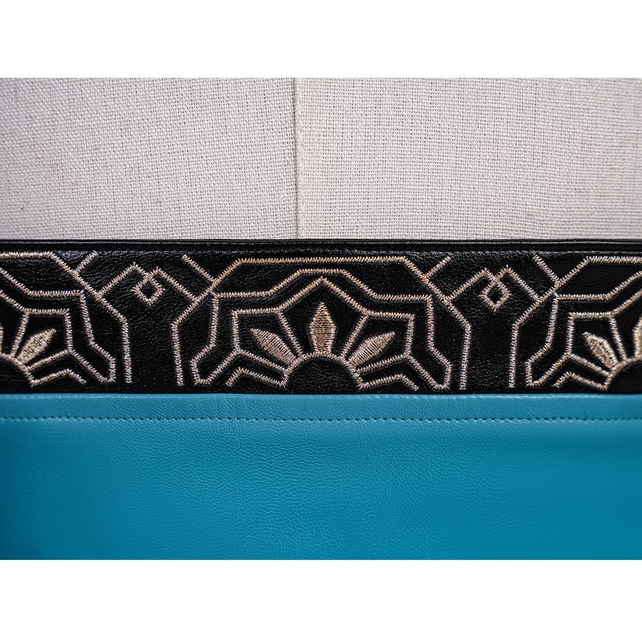 Zoey Cosplay Costume, a decorative black border with intricate patterns along the upper edge.