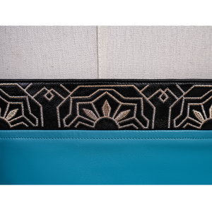 Zoey Cosplay Costume, a decorative black border with intricate patterns along the upper edge.