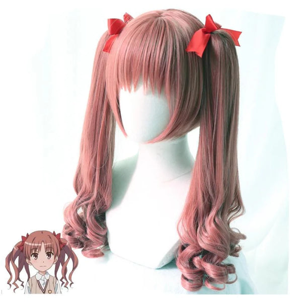 kuroko shirai dress cosfun A Certain Scientific Railgun S Shirai Kuroko Cosplay Wig Curly