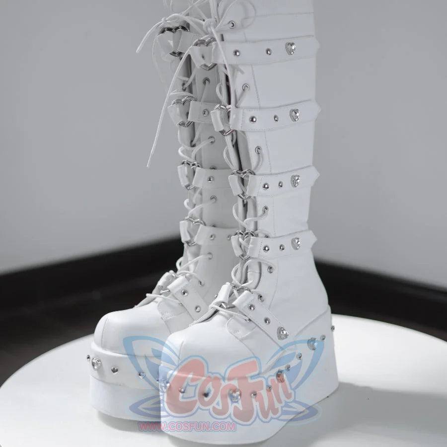 Original Spice Girl Lolita Round Toe Thick Soled Boots