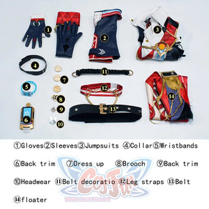 Honkai: Star Rail Topaz Cosplay Costume C08787 A Costumes
