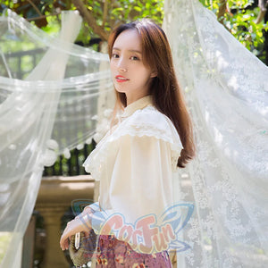 Edward Style Vintage and Classic Long-sleeved Shirt - cosfun