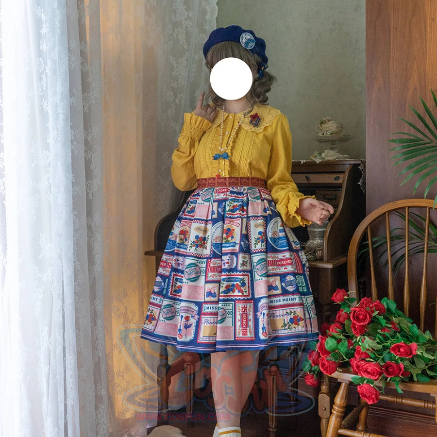 American Style Vintage Daily Lolita Skirt - cosfun
