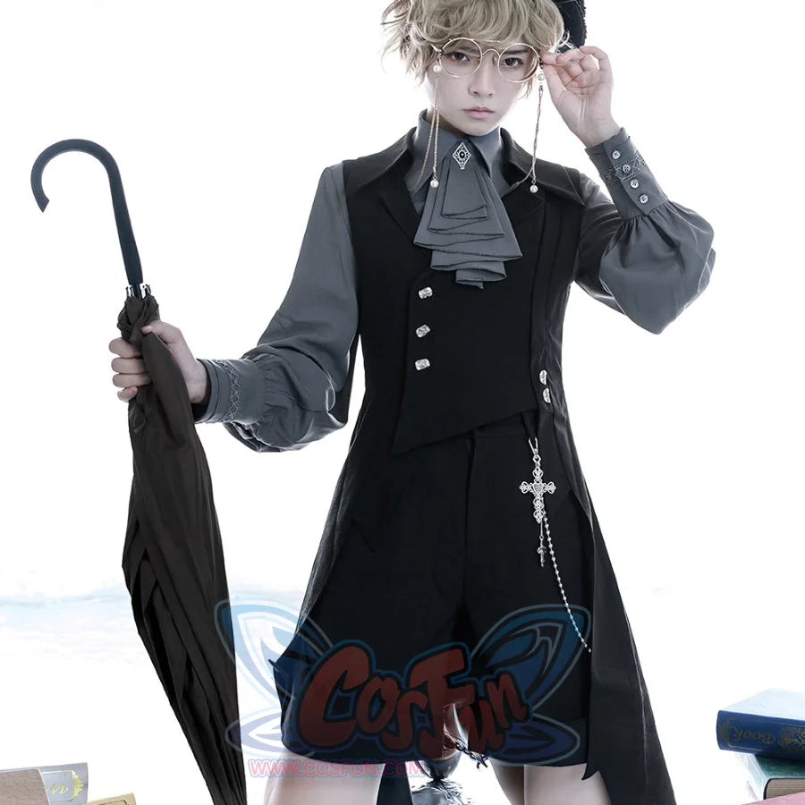 PRE-SALE Medieval Vintage Little Prince Irregular Long Vest S22494