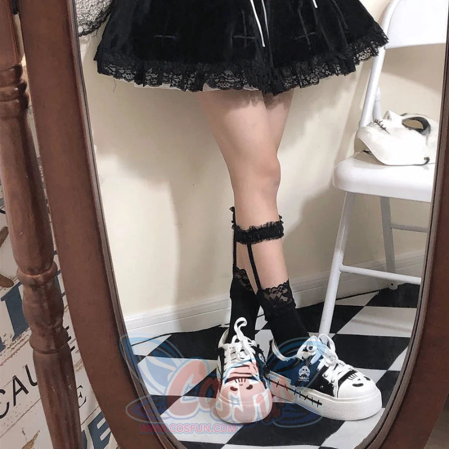 Original Spice Girl Lolita Round Toe Canvas Shoes - cosfun