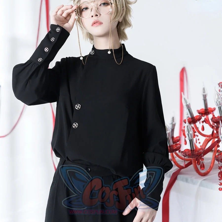 Vintage Simple Autumn Loose Long-sleeved Shirt S22482