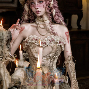 Rococo Duchess Fishbone Corset Rococo Waist Cincher Top